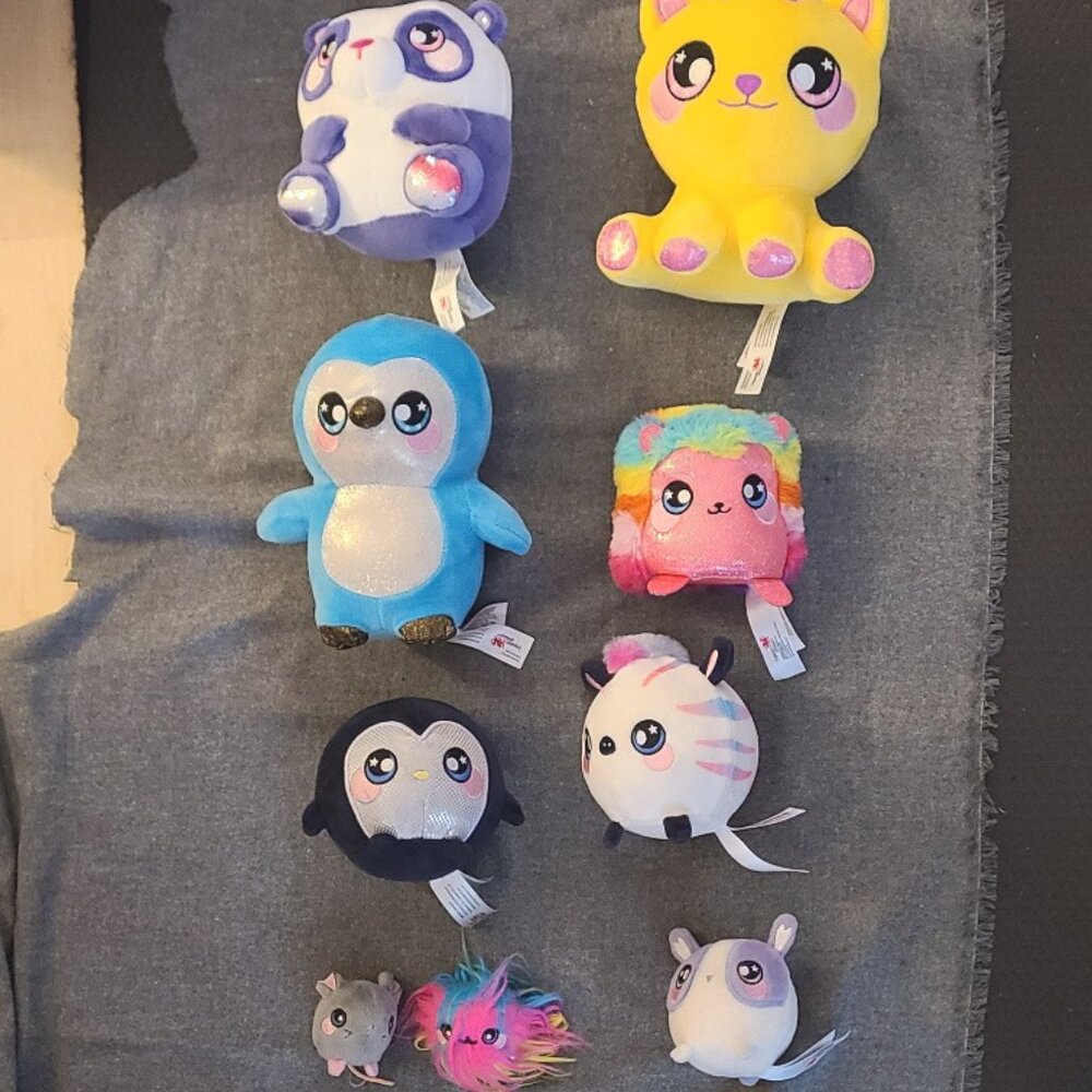 Lot of Squeezamals stuffy animals- Like new